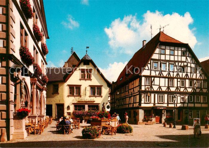 Lohr Main Marktplatz Fachwerkhaus