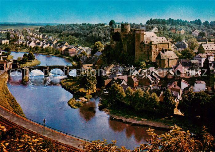 Runkel Lahn Panorama mit Schloss