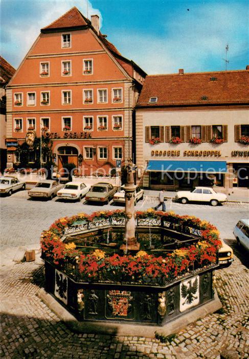 Feuchtwangen Markt Brunnen
