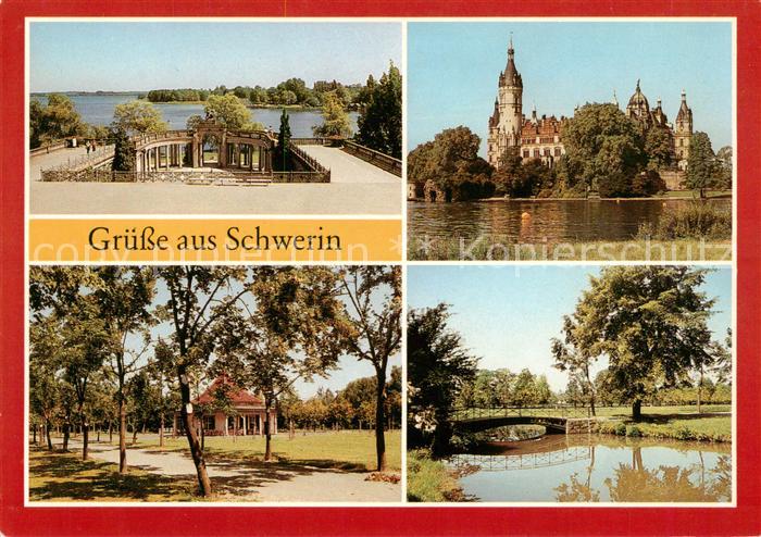 Schwerin  Mecklenburg Orangerie Schloss Schlossgarten Pavillon Schlossgarten Bru