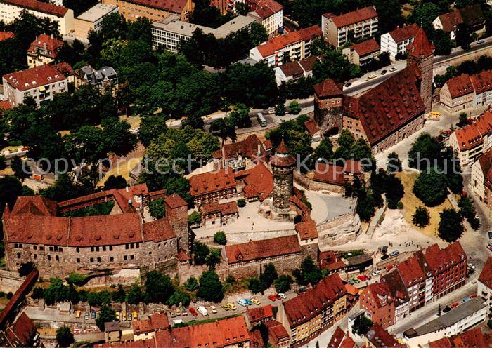NueRNBERG CITY Fliegeraufnahme der Kaiserburg