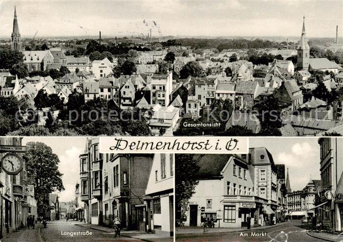 Delmenhorst Panorama Langestrasse Am Markt
