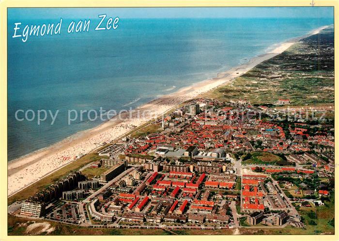 Egmond  aan Zee NL Fliegeraufnahme