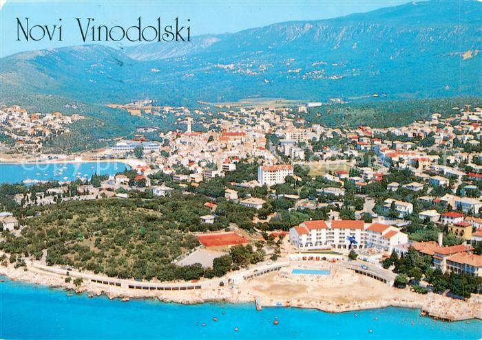Novi Vinodolski Croatia Fliegeraufnahme
