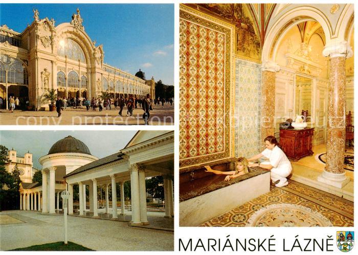 Marianske Lazne Heilbad Marienbad Kolonada Karolinin Pramen Cisarska Lazen