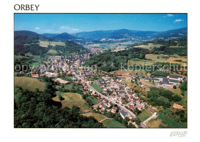 Orbey Haut Rhin Vue aerienne