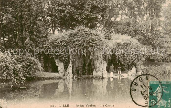 Lille 59 Jardin Vauban La Grotte