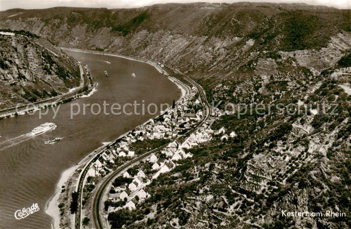 Kestert Rhein Fliegeraufnahme