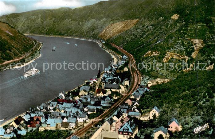 Kestert Rhein Fliegeraufnahme