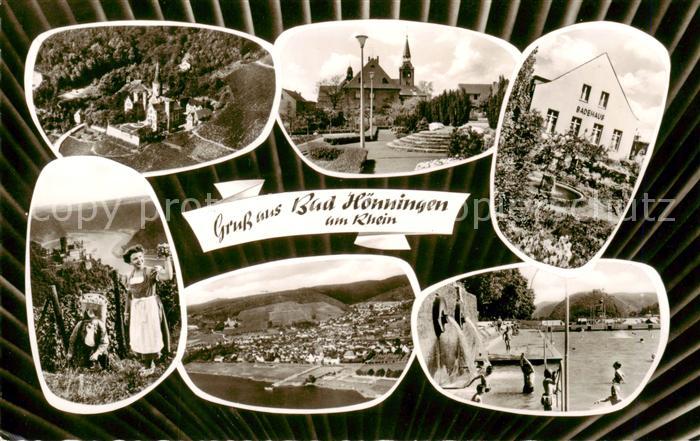 Bad Hoenningen Teilansichten Kurhaus Weinberg Schwimmbad