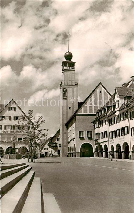 FREUDENSTADT BW Marktplatz mit Rathaus