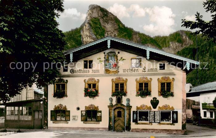 OBERAMMERGAU Bayern Gasthof Pension Weisses Lamm