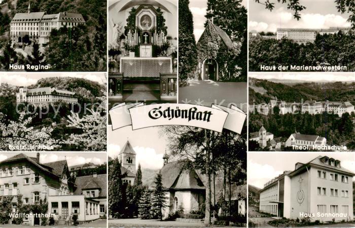 Schoenstatt Vallendar Haus Regina Exerzitienhaus Wallfahrtsheim Altar Kapelle Ha