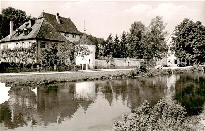 Artelshofen Vorra Partie an der Pegnitz mit Schloss