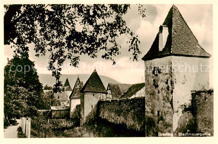 Greding Stadtmauerpartie