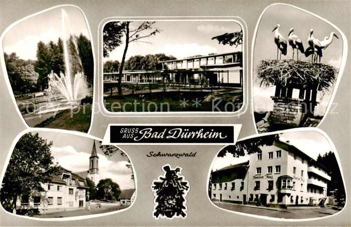Bad Duerrheim Sprudel Kurhaus Kirche Storchennest Pension Hug