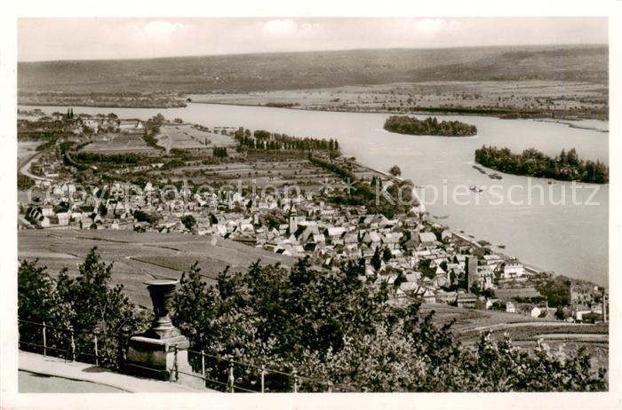 Ruedesheim am Rhein Fliegeraufnahme