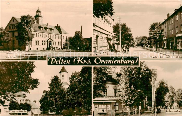 Velten Rathaus Gustav Gersinski Strasse Karl-Marx Strasse Bahnstrasse