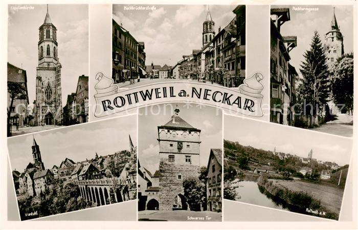 Rottweil Neckar Kapellenkirche Viadukt Marktplatz Schwarzes Tor Rottweil Hochtur