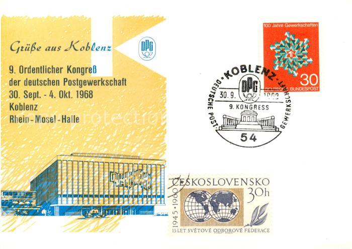 Koblenz  Rhein Rhein Mosel Halle