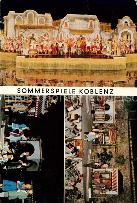 Koblenz  Rhein Sommerspiele Operette auf dem Rhein Oper und Schauspiel im Blumen