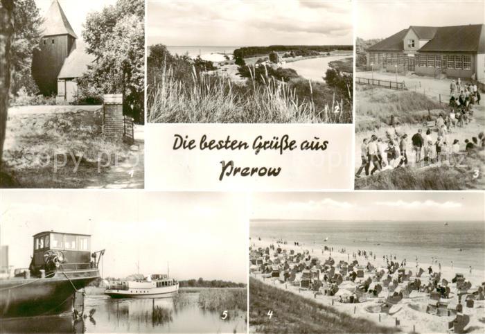 Prerow Ostseebad Seemanns Kirche Am Strom HOG Duesenhaus Strand Hafen am Strom