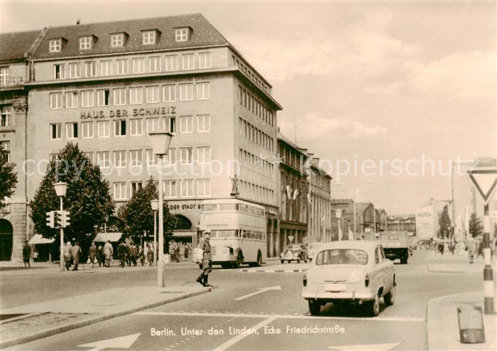 BERLIN  CITY Unter den Linden Ecke Friedrichstrasse
