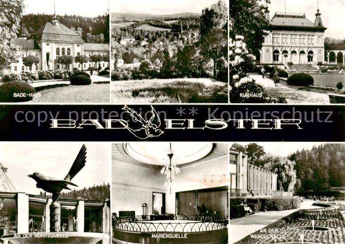 Bad Elster Badehaus Kurhaus An der Moritzquelle Marienquelle Wandelhalle
