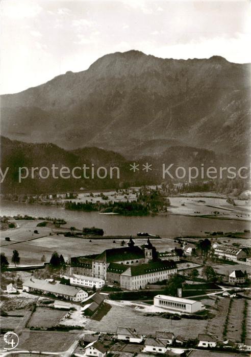 Schlehdorf Missionskloster der Dominikanerinnen Fliegeraufnahme