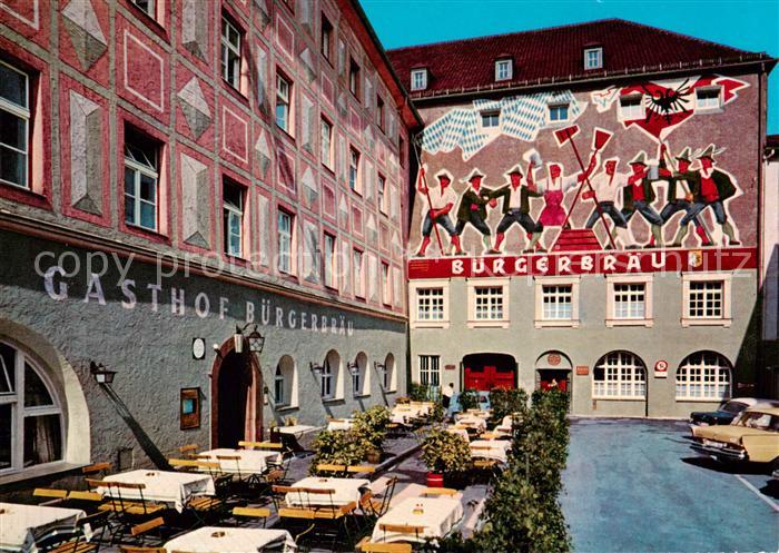 Bad Reichenhall Gasthof Buergerbraeu Fresko