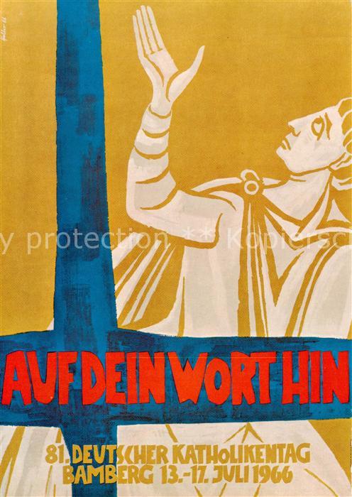 Bamberg 81er Deutscher Katholikentag Plakat
