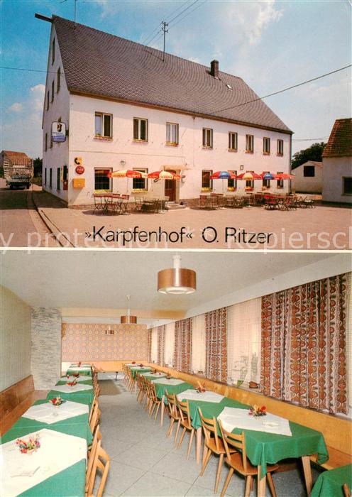 Pleinfeld Karpfenhof Ritzer Gastraum