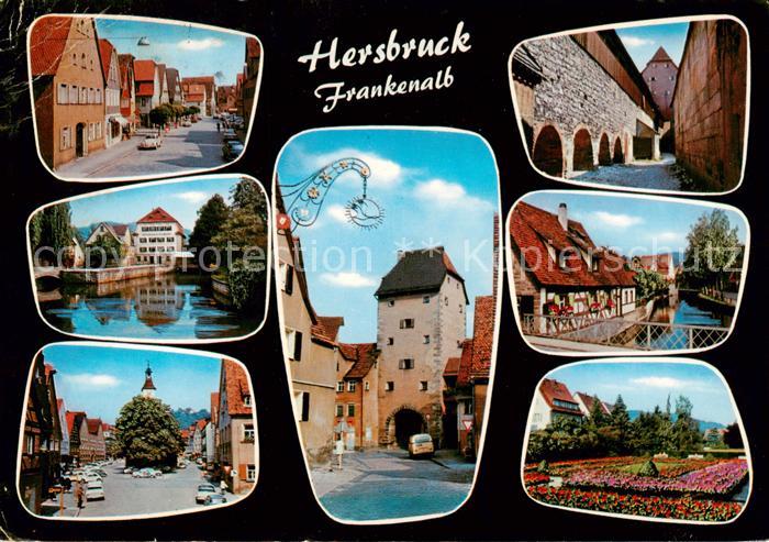 Hersbruck Bayern Orts und Teilansichten Stadttor