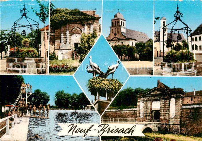 Neuf-Brisach Neu-Breisach Vieux Puits Porte de Belfort Eglise Catholique Piscine