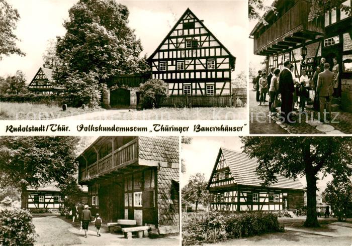 Rudolstadt Volkskundemuseum Thueringer Bauernhaeuser