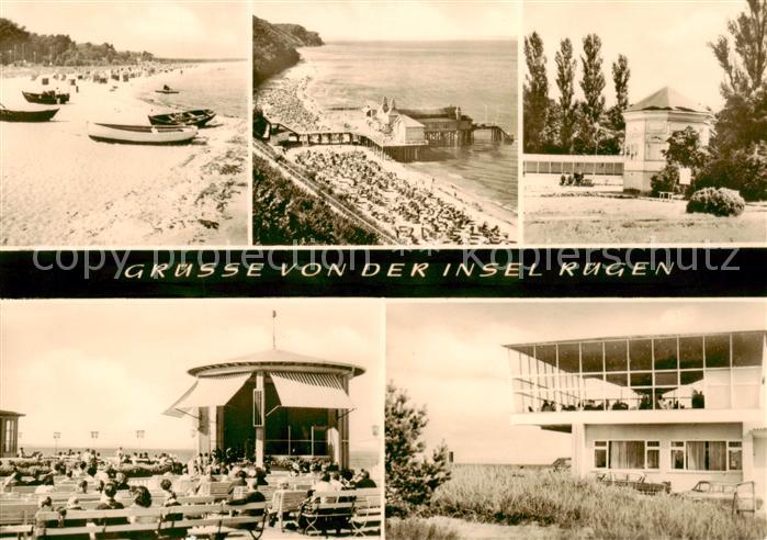 Ruegen Insel Strandpartien Thiessow Sellin Goehren Binz Baabe