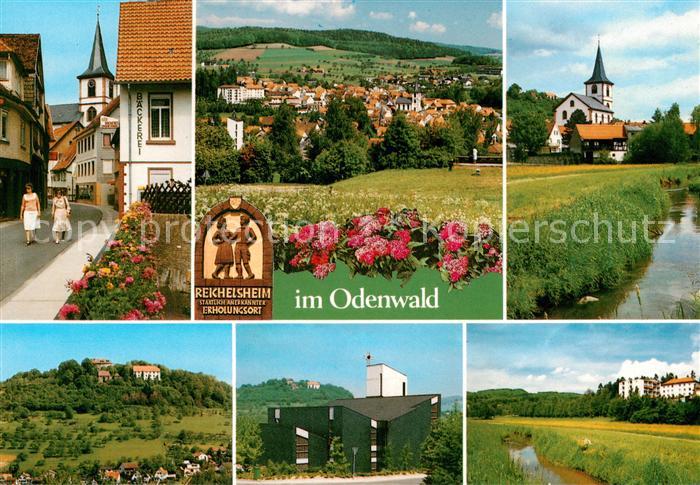 Reichelsheim Odenwald Rehaklinik Goettmann Stadtansicht Kirche Panorama