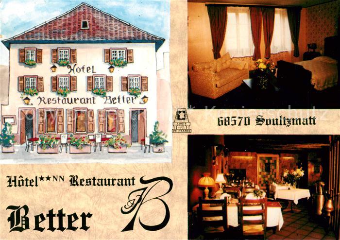 Soultzmatt Hotel Restaurant Better Zimmer Gaststube
