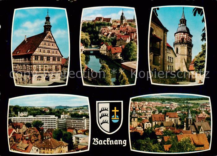 Backnang Rathaus Murrpartie Stadtturm Telefunken Werke Stadtmitte