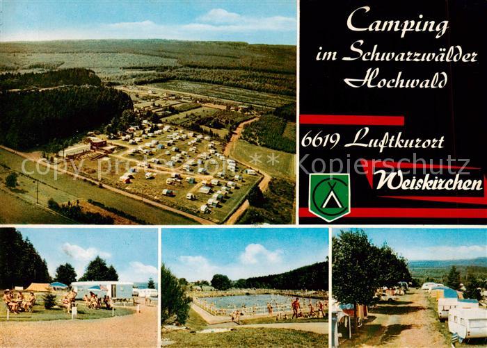 Weiskirchen Saar Fliegeraufnahme Camping Freibad