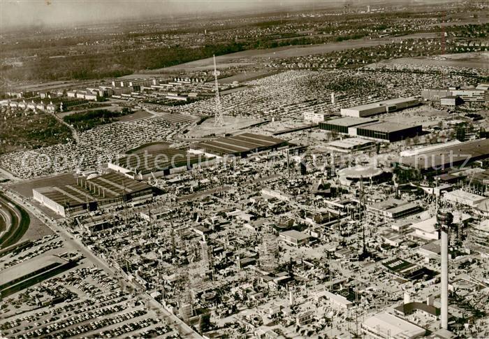 HANNOVER  CITY Hermes Turm Messe Hannover Fliegeraufnahme