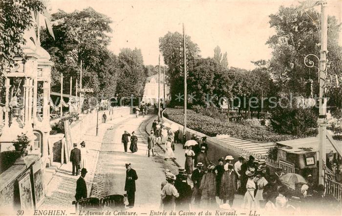 Enghien-les-Bains 95 Val-d Oise Avenue de Ceinture Entree du Casino et du Kursaa
