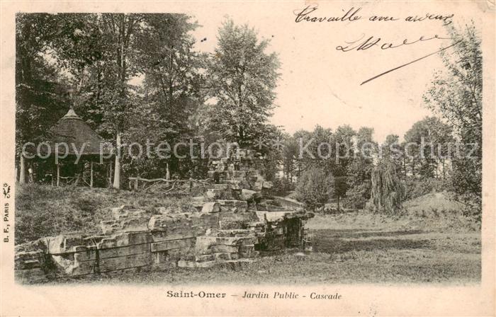 Saint-Omer Pas-de-Calais Jardin Public Cascade
