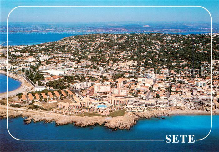 Sete Cette 34 Vue aérienne de la Corniche Bassin de Thau vue aérienne