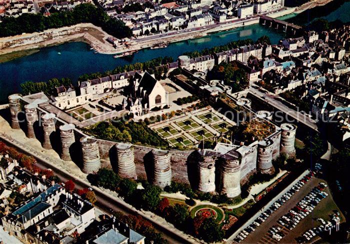 Angers 49 Chateau vue aérienne