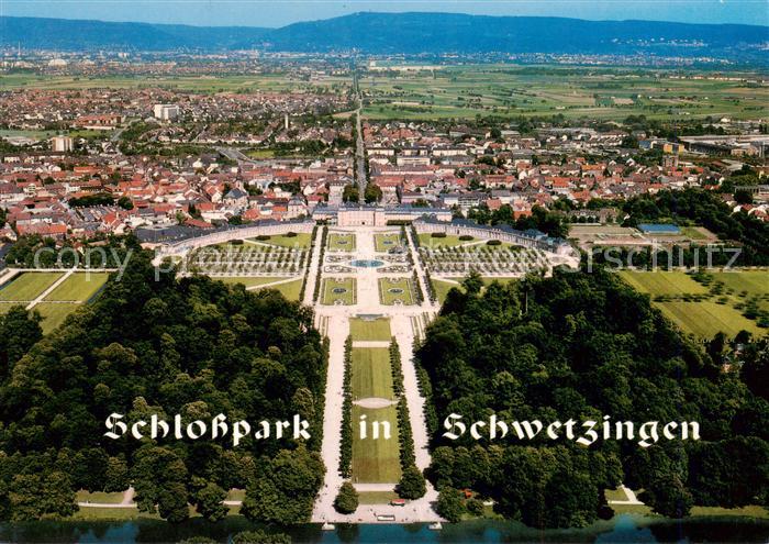 Schwetzingen Panorama mit Schloss und Schlosspark