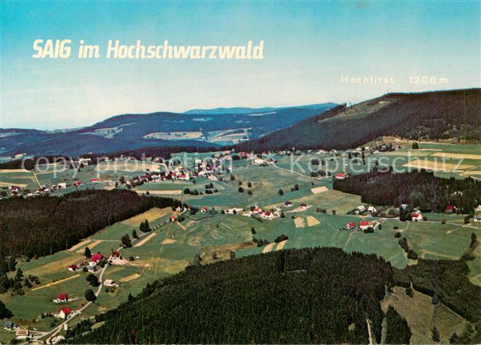 Saig Schwarzwald Fliegeraufnahme