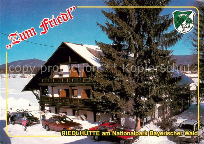 Riedlhuette Hotel zum Friedl Nationalpark Bayerischer Wald im Winter