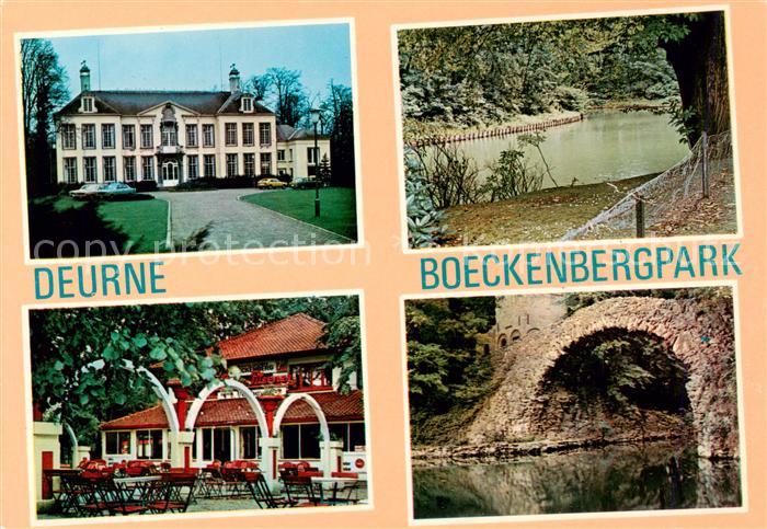 Deurne Antwerpen Belgie Boeckenbergpark Schloss Restaurant Natur