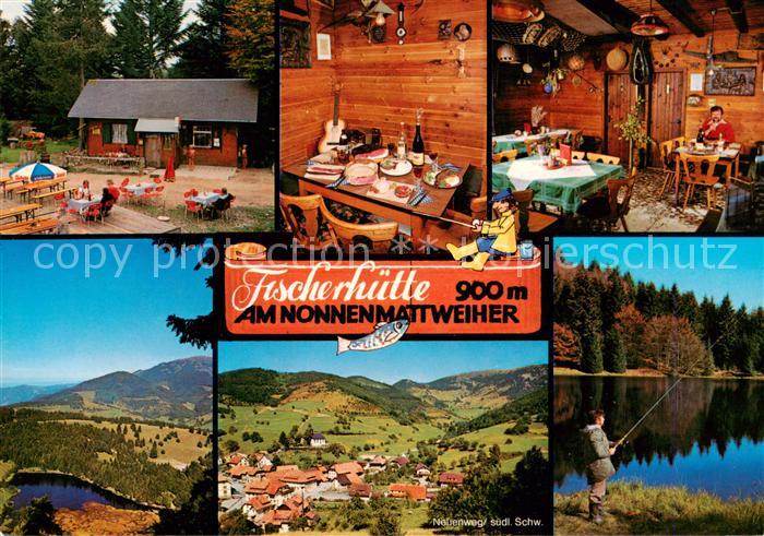 Neuenweg Fischerhuette am Nonnenmattweiher Schwarzwald